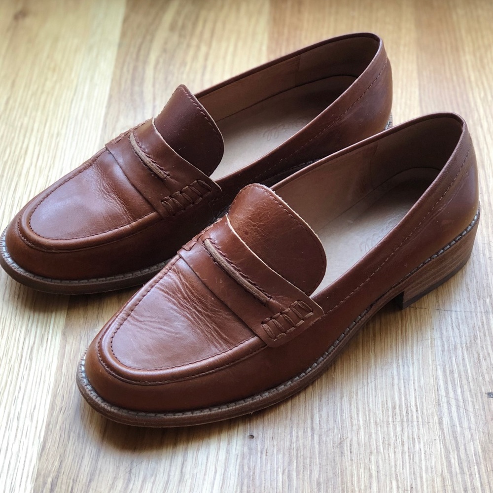 Madewell Elinor Loafers in Dark Chesnut